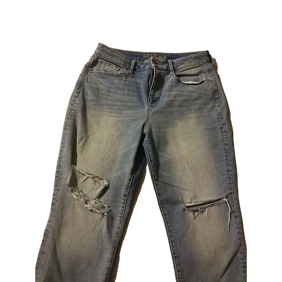 Arizona Jean Co. High Rise Curvy Slim Straight Jeans Size 13 - Picture 2 of 13
